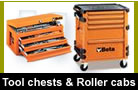 Portable tool chests and mobile roller cabs 